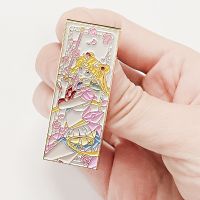 Sailor Moon Tsukino Usagi Anime Lapel Pins Backpack Jeans Enamel Brooch Pin Women Fashion Jewelry Gifts Cartoon Badges