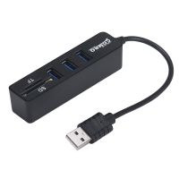 【Free-delivery】 Gadget Lab Bd 2 In1 Combo USB ความเร็วสูง2.0 3พอร์ต Splitter HUB + การ์ดรีดเดอร์ USB L109 #2