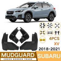 แผ่นบังโคลนสำหรับ Subaru XV 2018-2021 2019 2020แผ่นกันโคลนด้านหน้าอุปกรณ์แต่งภายนอกรถบังโคลนด้านหลัง