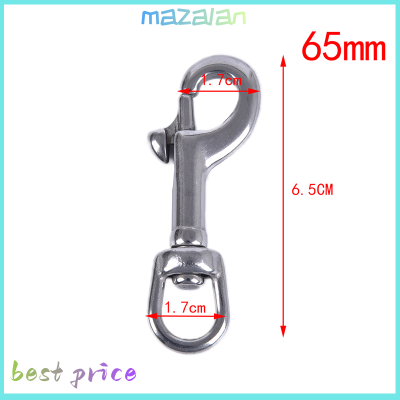 mazalan เหล็กกล้าไร้สนิม Bolt Snap Hook คลิปดำน้ำ Singel Hook BCD เครื่องมืออุปกรณ์เสริม