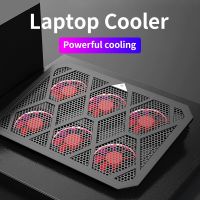 Suitable For 15-17 Inch Gaming Laptop Radiator, Six Super Fans, Adjustable Laptop Cooling Pad, USB Portable Notebook Stand