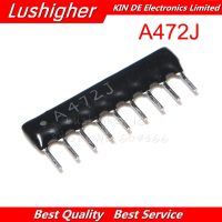 10PCS 9pin Resistor Network Array A09-472JP 4.7K Ohm A472J 2.54MM 472G 9feet WATTY Electronics