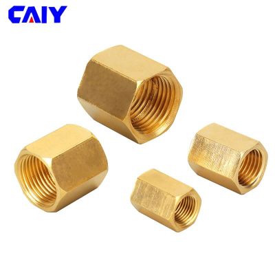 Brass pipe joint hexagonal coupling quick coupling internal thread 1/8 "1/4" 3/8 "1/2" 3/4 "BSP water fuel gas Pipe Fittings Accessories