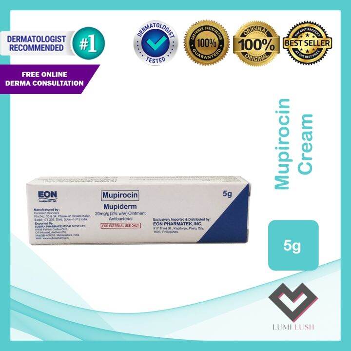 Mupiderm Mupirocin 20mg/g 2 Ointment Anti Bacterial Lazada PH