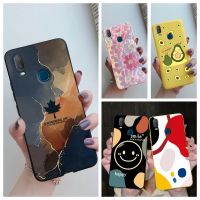 เคสโทรศัพท์สำหรับ Vivo Y11 2019ฝาหลัง1906กรอบซิลิโคนนิ่มภาพดอกไม้เมเปิ้ลสำหรับ VIVO Y11 Y 11กันชน VIVOY11 2019เคสดีไซน์ใหม่เคส