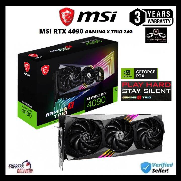 MSI RTX 4090 GAMING X TRIO 24G RTX4090 | Lazada