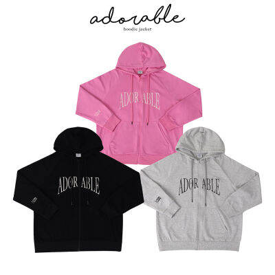 kome.girls เสื้อแจ็คเก็ตฮู้ด รุ่น Adorable hoodie jacket