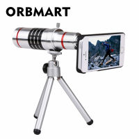 ORBMART 18X เลนส์ซูมออปติคอลกล้องกล้องทรรศน์พร้อมขาตั้งกล้องและเคสฝาหลังสำหรับ 6 6S Plus