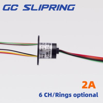 ‘；【-； Slipringelectric Slip Ring 12 Rings, Each Ring Current 2A, Diameter 12.5Mm PTZ Slip Ring Stay Plate Slip Ringsrm-12-06B