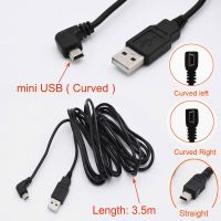 New Car Charging curved mini USB Cable for Car DVR Camera Video Recorder / GPS / PAD etc Cable lengh 3.5m ( 11.48ft ) Data line