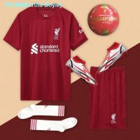 ⊙☃♠ 2223 musim baru Liverpool jersi bola sepak rumah disesuaikan jersi bola sepak kanak-kanak set nombor cetakan tersuai