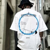 Stone Island c.Company.p new solar eclipse letter print space-time disc short-sleeved T-shirt men and women loose tops