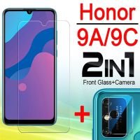 Honor 9c 9a เคสโทรศัพท์สำหรับ Huawei Honor9c ฝาครอบ Honor9a 9 A C A9 C9กันชนป้องกันฟิล์มกันรอยพร้อม2in1เลนส์กล้องถ่ายรูป