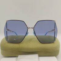 【hot】∋✱✙  2022 Big Frame Female Star Sunglasses Fashion Gold Alloy Steampunk Brand Designer Glasses UV400