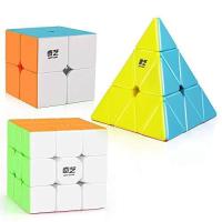 ☼ஐ tqw198 Qiyi 2x2 Warrior W 3x3 Qiming Pyramid Magic Cube Puzzle Toys