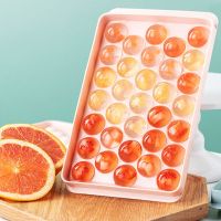 【The bowl of oranges】 แม่พิมพ์น้ำแข็งกลมที่มีสีสัน Rhombus Ice Cube Tray Cube Maker แม่พิมพ์พลาสติก PP แบบฟอร์มแม่พิมพ์เกรดอาหารเครื่องมือห้องครัว DIY แม่พิมพ์ไอศกรีม