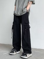 American style functional style overalls mens spring and autumn outdoor mountaineering assault pants trendy brand straight loose casual trousers