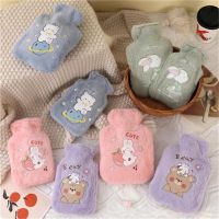 ▩▥ Mini Hot Water Bottles Cute Cartoon Warm Water Bottle Portable Hand Warmer Feet Girls Pocket Hot Water Bags Transparent amp;Plush