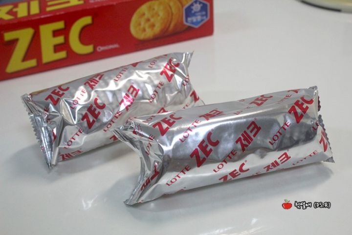 ขนมเเคร็กเกอร์-บิสกิต-ขนมเกาหลี-lotte-zec-100g