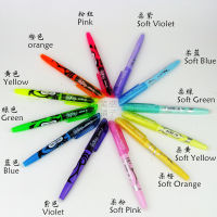 Pilot FriXion Erasable Markers 6pcs Pas Highlighters Soft Color Erasable Pen Kawaii Stationery Scrapbooking Pens For School