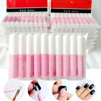 200Pcs Fast Drying 2g Nail Art Glue Acrylic False Nail Tips Sticky Gel Paste Gem Jewelry Decorations Nail Glue Manicure Tools Adhesives Tape