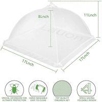 Limited Time Discounts Foldable Food Mesh Cover Fly Anti Mosquito Pop-Up Food Cover Umbrella Meal Vegetable Fruit Breathable Cover Kitchen Accessories