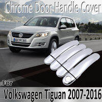 for Volkswagen VW Tiguan 2007~2015 2008 2009 2010 2011 2012 Stickers Decoration Chrome Door Handle Cover Refit Car Accessories