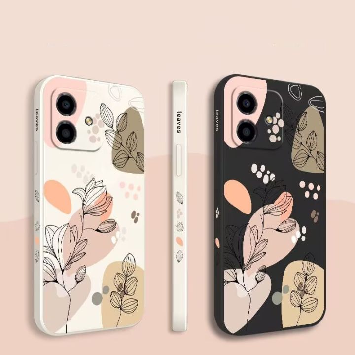 abstract-plants-phone-case-for-xiaomi-redmi-note-12-turbo-11-11s-11t-11e-10-10s-9s-9-pro-max-plus-10c-4g-5g-soft-silicone-cover