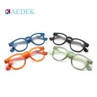 KAEDEK 2022 transparent Brand Reading Glasses Round Men Women Glasses With Flex French Concept Presbyopia