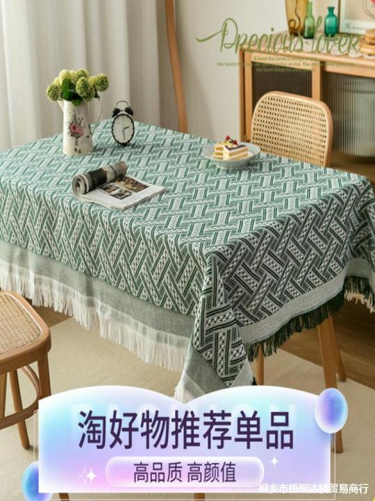 hot-ผ้าปูโต๊ะผ้าฝ้ายและผ้าลินินแนววินเทจสไตล์ฝรั่งเศสผ้าปูโต๊ะน้ำชาผ้าปูโต๊ะยาวผ้าผ้าปูโต๊ะญี่ปุ่น
