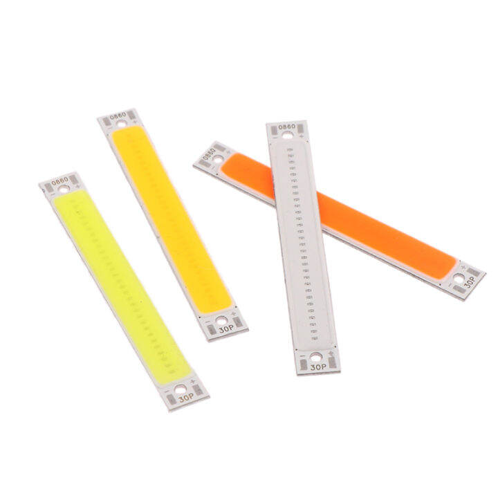 sunyanping-ขายดี-3v-4v-dc-60mm-8mm-led-cob-strip-1w-3w-สีขาวเย็นอบอุ่นสีฟ้าสีแดงแหล่งที่มาของไฟ-led-สำหรับ-diy-จักรยานทำงานโคมไฟ