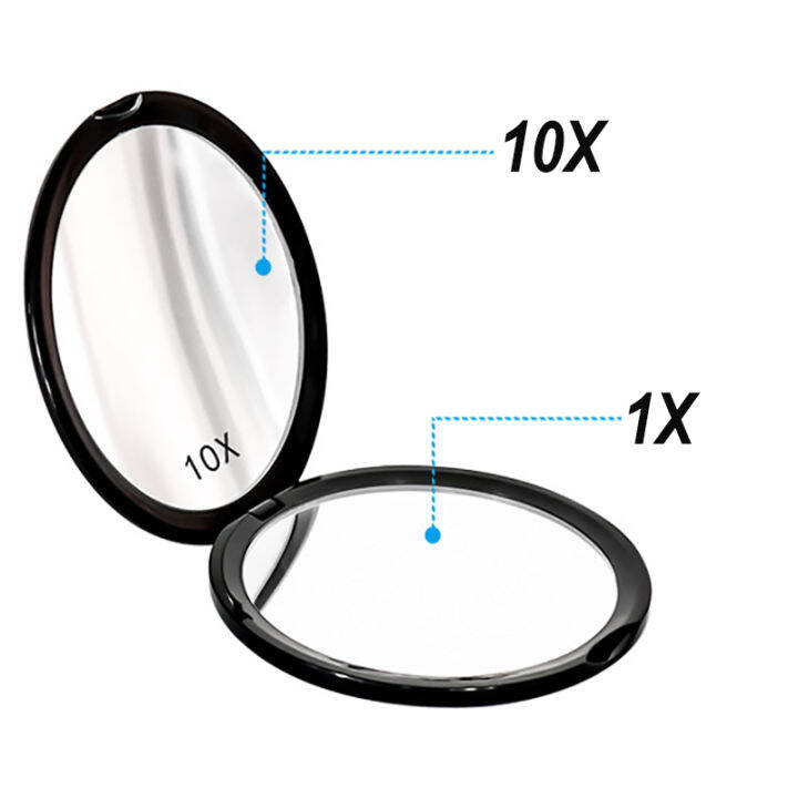 1x-mini-makeup-mirror-portable-compact-pocket-1x-10x-magnifying-makeup-mirror