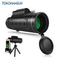 TOKOHANSUN 40X60 Zoom Monocular Mobile Phone Telescope Lens For Iphone Xiaomi Smartphones Camera lenses Outdoor Hunting Smartphone Lenses