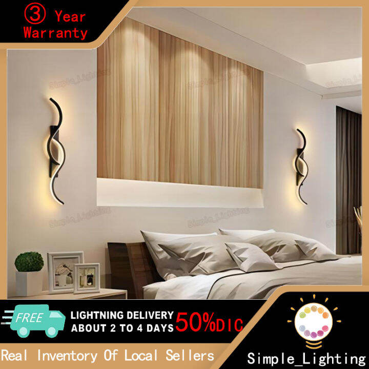 Led Wall Lamp Long Sconce Wall Light Decor For Home Bedroom Stairs