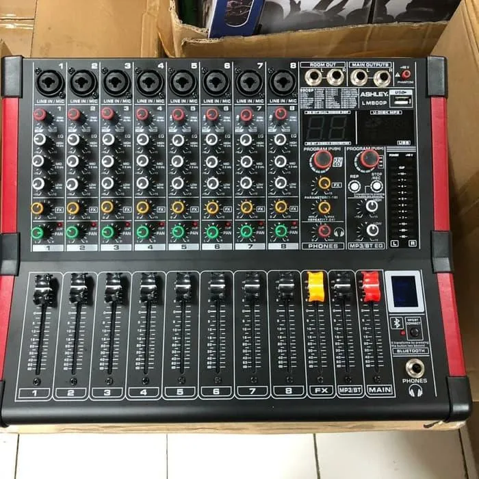 Power mixer Ashley LM800P ( 8 Channel ) Lazada Indonesia