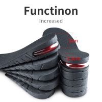 3-9cm Height Increase Insole Cushion Heightening Cushion Lift Adjustable Cut Shoe Heel Insert Taller Women Men Foot Pad