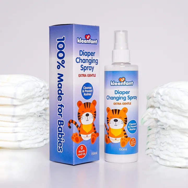 Kleenfant Diaper Changing Spray (150 ml) Set of 2 Tiny Bottle Extra