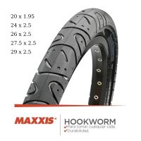 MAXXIS Hookworm ยางรถจักรยานขนาด26X2.5,ยางเส้นยางนอก BMX สำหรับสตรีทพาร์ค Flatland 20นิ้ว24 26 27.5หรือ29ขนาด