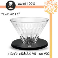 TIMEMORE CRYSTAL DRIPPER - กรวยดริปแก้วคริสตัลอย่างดี พร้อมส่ง