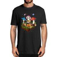 Cotton T-shirt Streetwear Tees | Psychedelic Mushroom Clothing - Unisex Vintage Funny XS-6XL