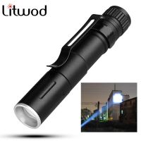 Mini LED Flashlight ZOOM 7W Q5 1000LM Waterproof Torch LED Zoomable Lanterna AAA Battery Led for Camping Emergency LED Bulbs Rechargeable  Flashlights