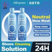 GOTO Cleaner Fluid Wash สำหรับรองเท้ารองเท้าผ้าใบสีขาว Care Decontamination Dirt And Yellow Deep Cleaner Neutral Liquid Cleaning Kit