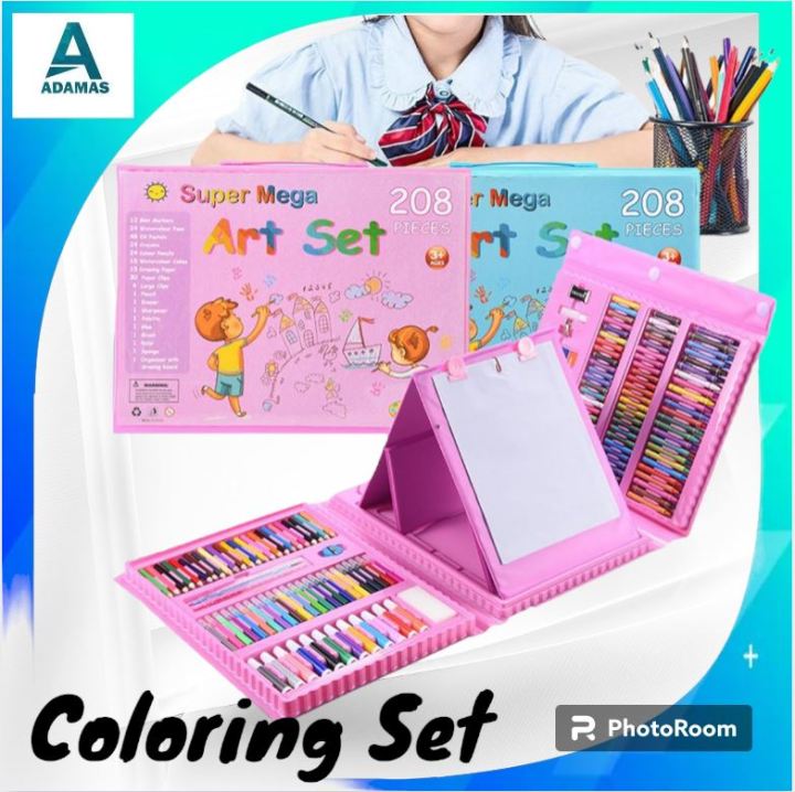86 pieces coloring kit for kids