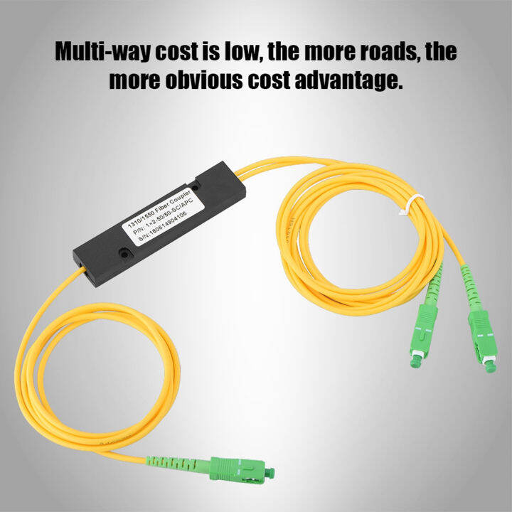Fiber Optical Splitter 1 Part 2 Taper Optical Splitter SC APC 1X2 PLC