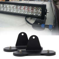 2Pcs ไฟ LED หลังคารถ Strong Light แผ่นฐานรอง Mount แม่เหล็กยึดโทรศัพท์สำหรับ SUV Bar อุปกรณ์เสริมภายนอกรถยนต์