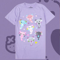 ?Axolotl Party T-Shirt เสื้อยืดลายการ์ตูนผู้หญิงน่ารัก