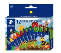 (KTS)ดินสอสีเทียน Staedtler Jumbo Wax Crayons 12สี