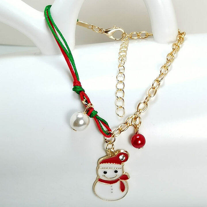 the-new-christmas-father-christmas-bracelet-accessories-snow-ornaments-bracelet-christmas