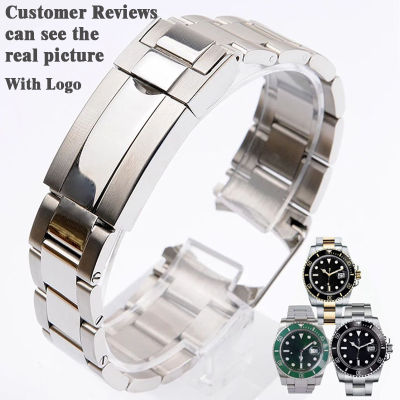 Watch Band For For Rolex SUBMARINER DAYTONA Solid Stainless Steel Arc Edge Watch Accessorie Men Watch Strap Watch celet Chain