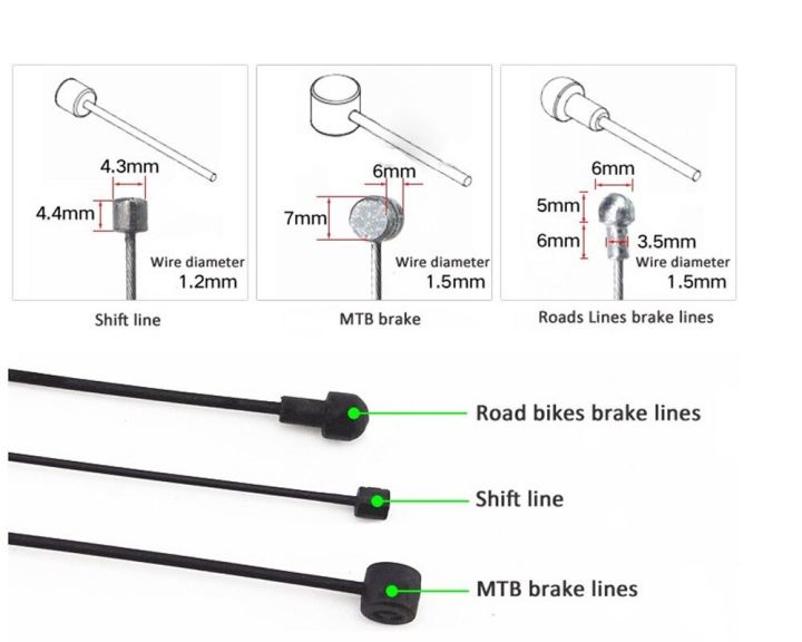 trlreq-สายสลิงจักรยานเคลือบสารเทฟล่อน-เกียร์-เบรค-mtb-amp-road-ราคาต่อเส้น